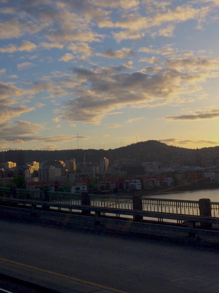 Portland at dusk