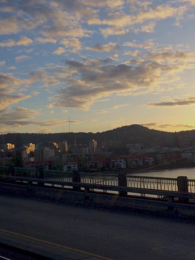 Portland at dusk