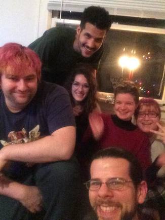 Group photo on DnD night