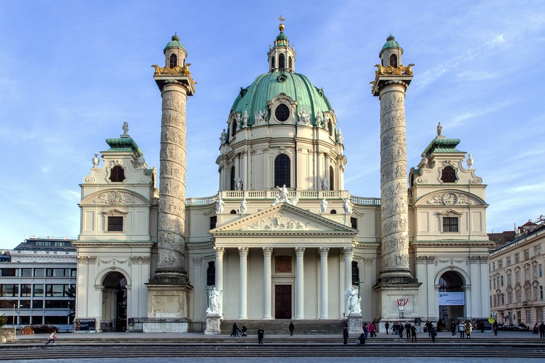St. Charles Church in Vienna Austria