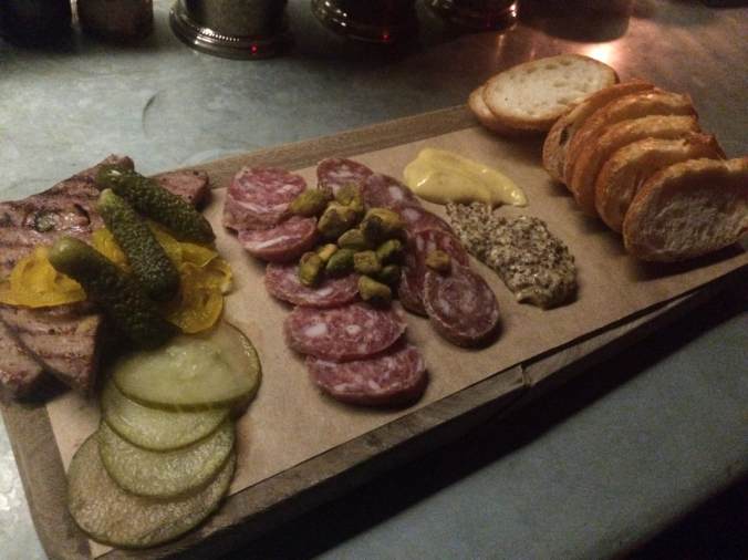 Charcuterie board at Pepe le Moko