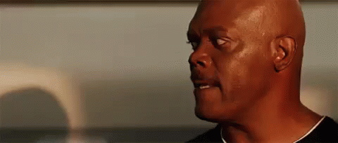 Animated GIF of Samuel L. Jackson saying "Everybody Strap In"