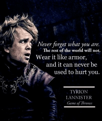 Meme of Tyrion Lannister from Game of Thrones