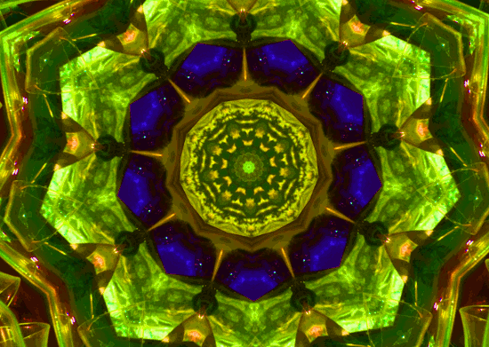 An animated gif of a kaliedoscope